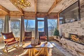 Luxe Blue Ridge Mountain Retreat with Sauna and Creek! Maggie Valley